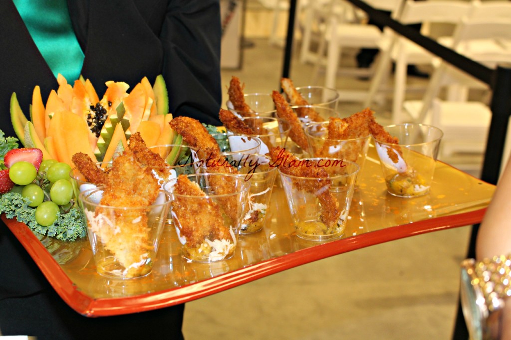 Food that was served to attendees at the Macy's event
