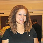 Sheckys Girls Night Out attendee locs natural hair colored