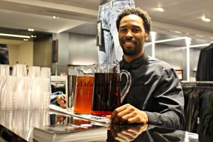 Bartender at the Model from the Macy's Mens Style Event