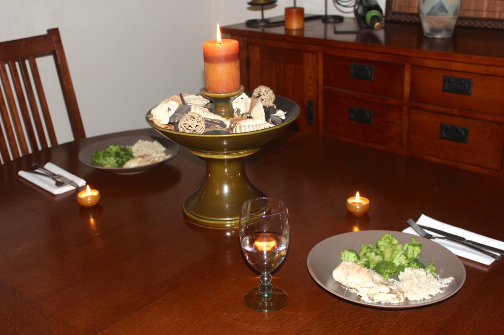 candlelight dinner for two