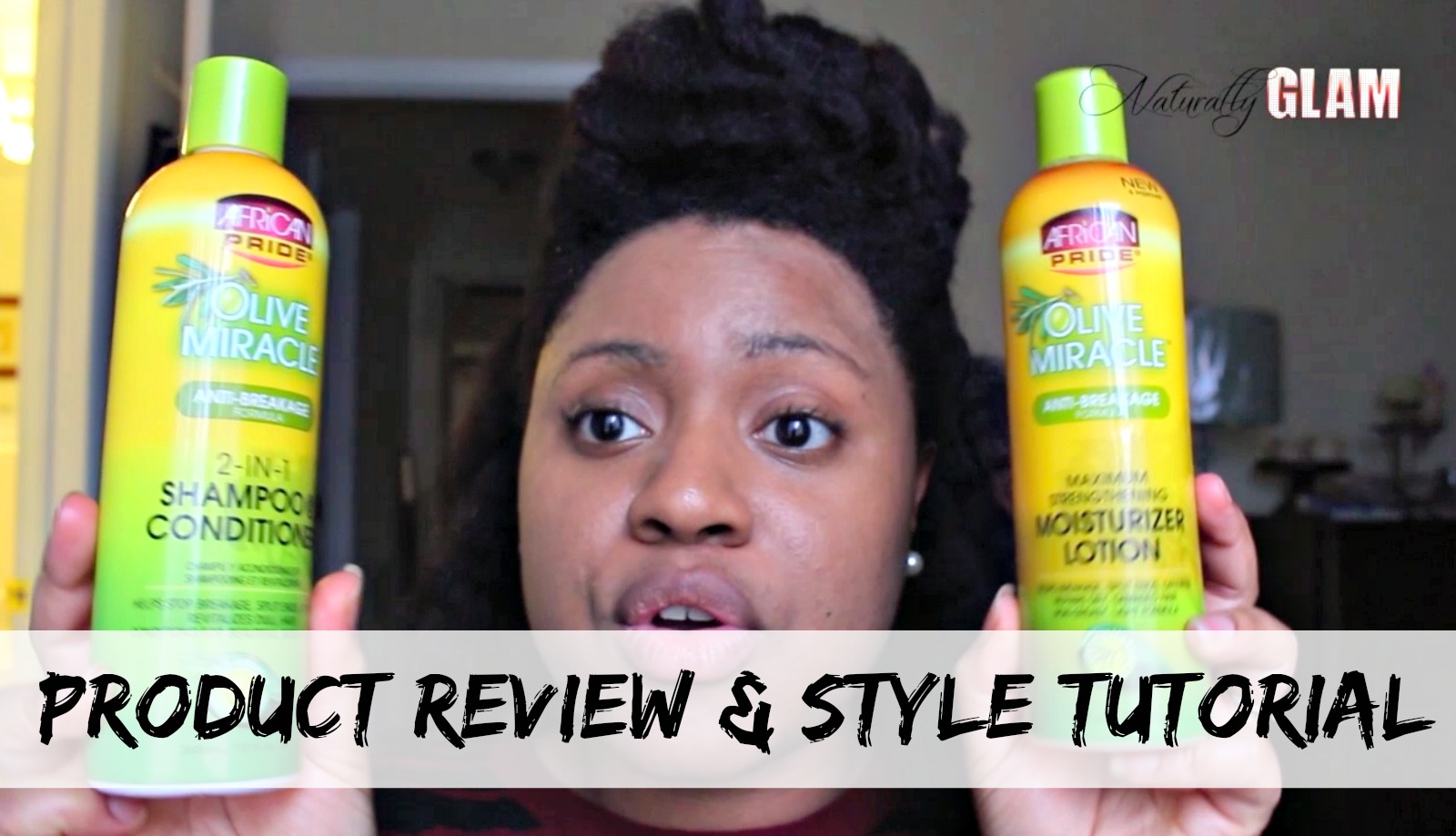 Natural Hair Blowout Style Tutorial with African Pride