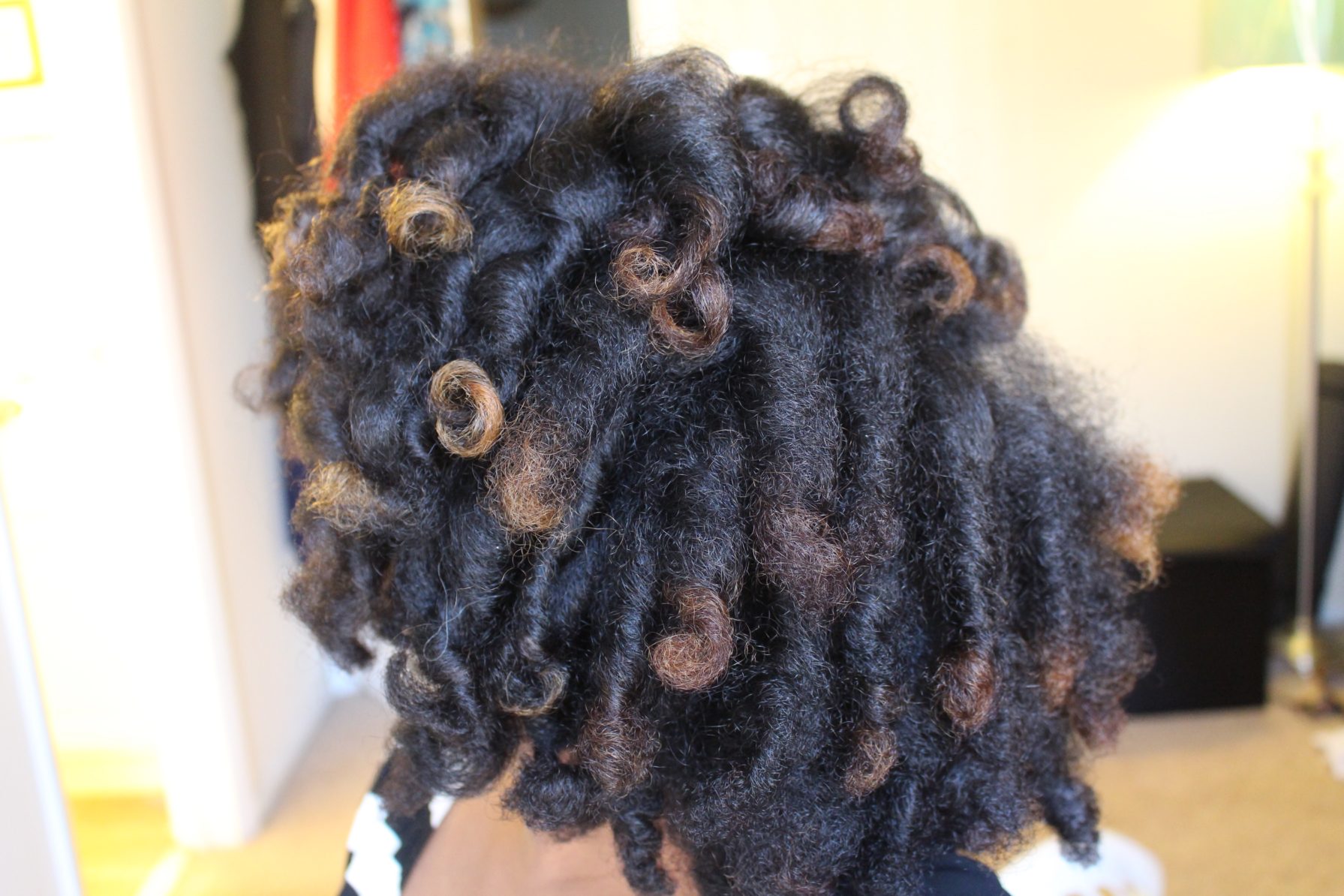 Wand Curls on natural hair