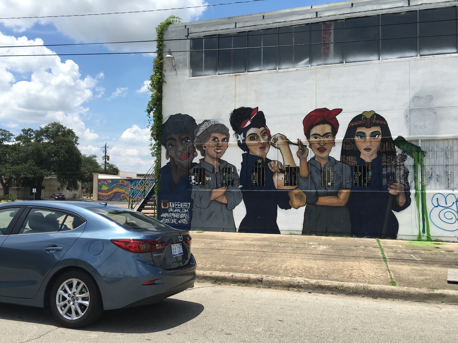 Women Empower Women mural in Houston