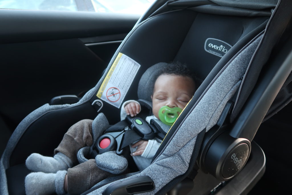 Budget-Friendly Baby Essentials Every New Mom Needs at Walmart,  Evenflo® Advanced SensorSafe LiteMax Infant Car Seat