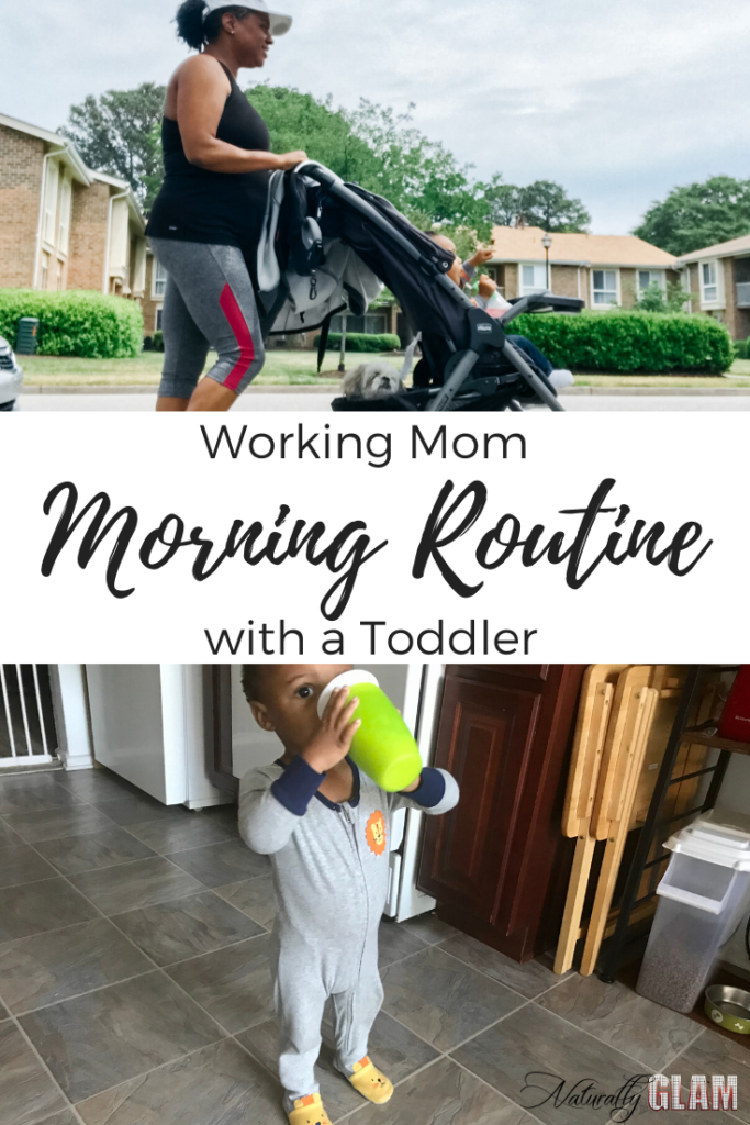 morning routine as a working mom with a toddler