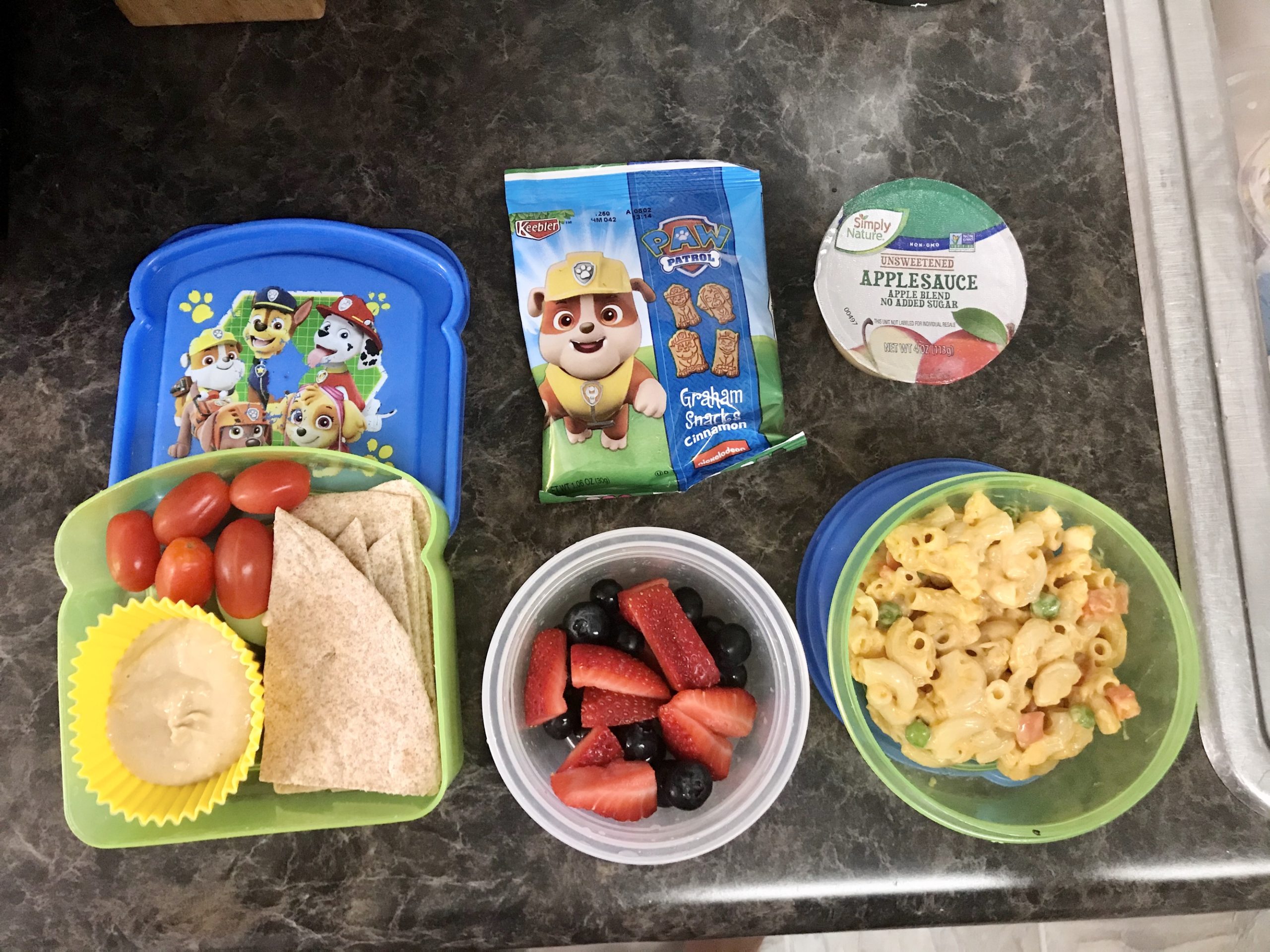 Plant Based Toddler Lunch